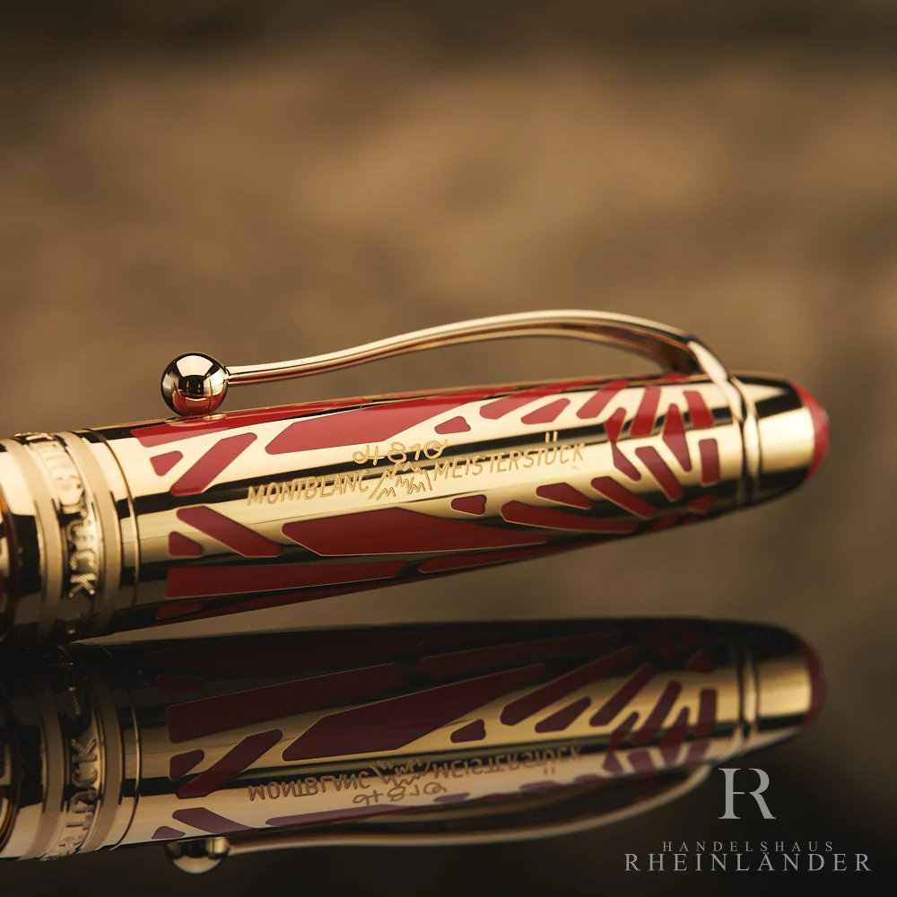 Montblanc The Origin Collection Solitaire Midsize Ballpoint Pen Coral ID 131356 - Image 4