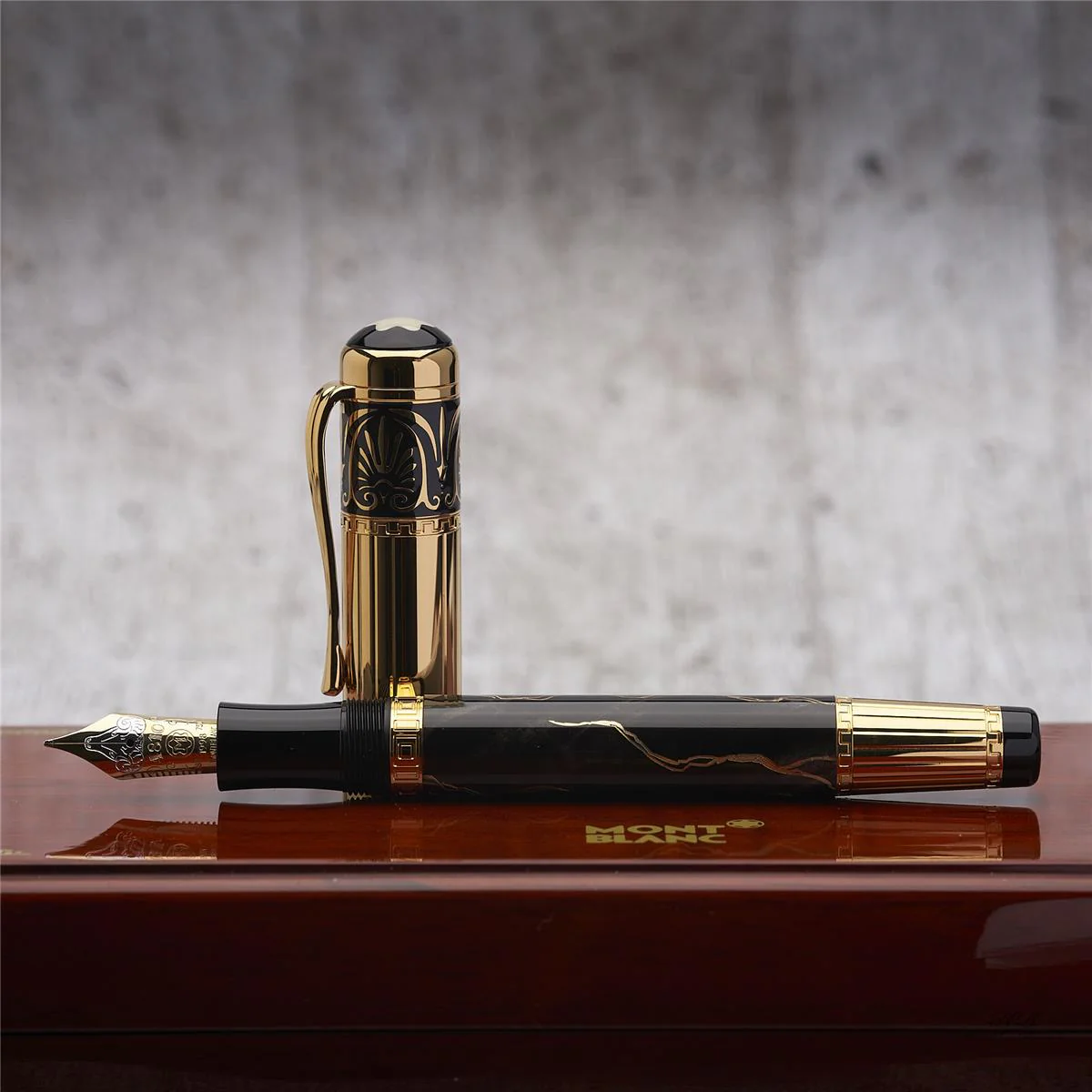 Montblanc Patron of Art 4810 Edition 1998 Alexander der Große Füller ID28641 - Image 7