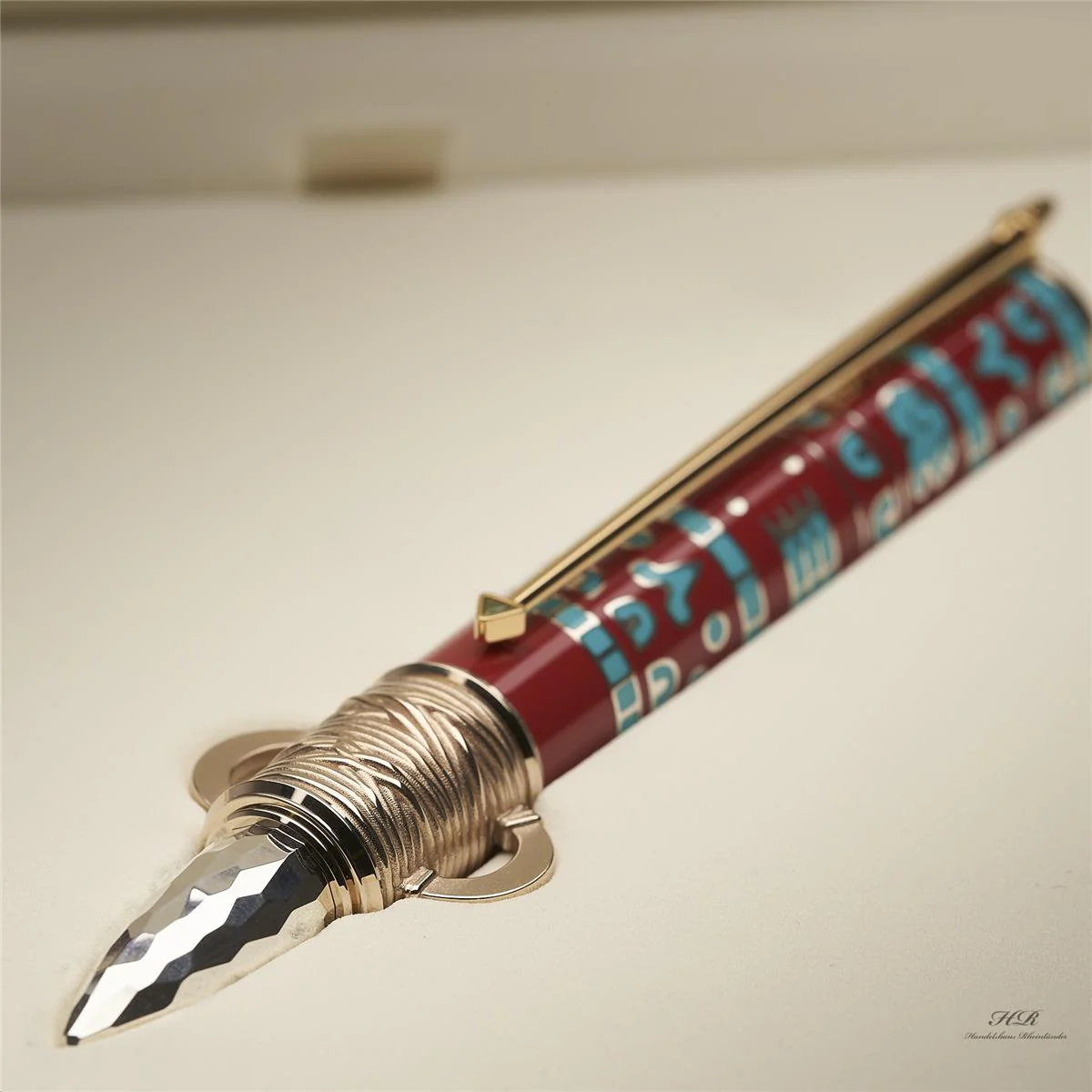 Montblanc Patron of Art Moctezuma Limited Edition 888 Fountain Pen ID 125468 OVP - Image 2