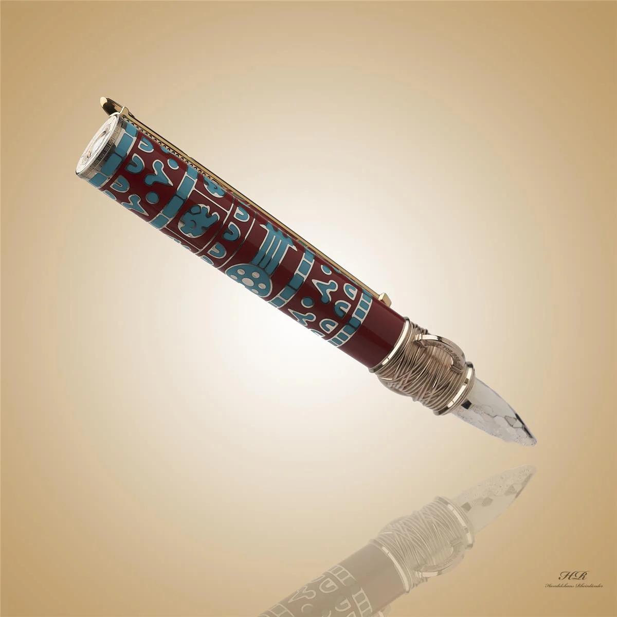 Montblanc Patron of Art Moctezuma Limited Edition 888 Fountain Pen ID 125468 OVP - Image 9