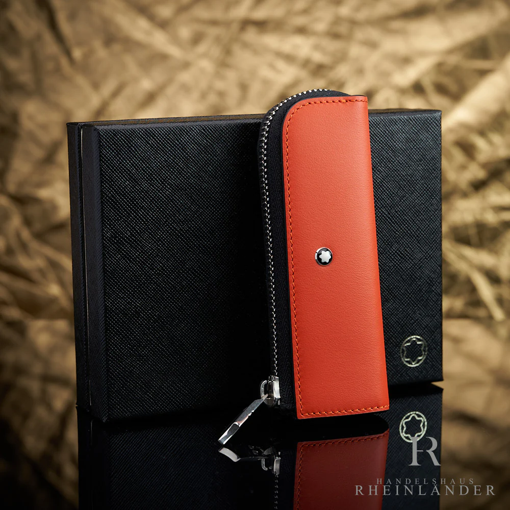 Montblanc Leather Meisterstück Selection Pen Pouch Heritage Baby OG ID 129838