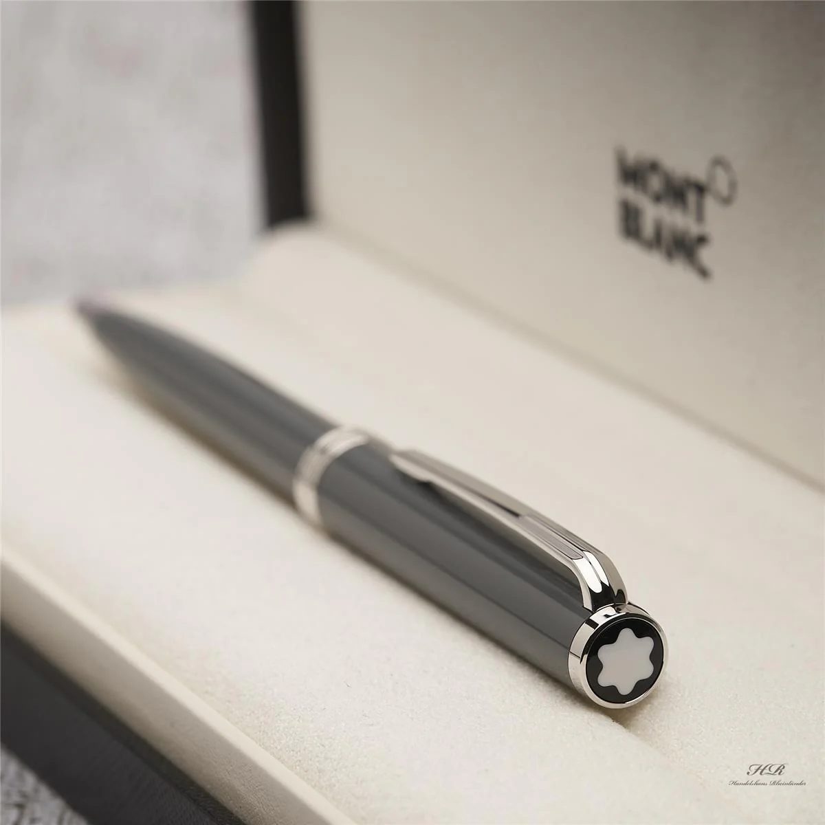 Montblanc Pix Collection Grey Platinum Line Grau Platin Kugelschreiber ID 116578 - Image 2