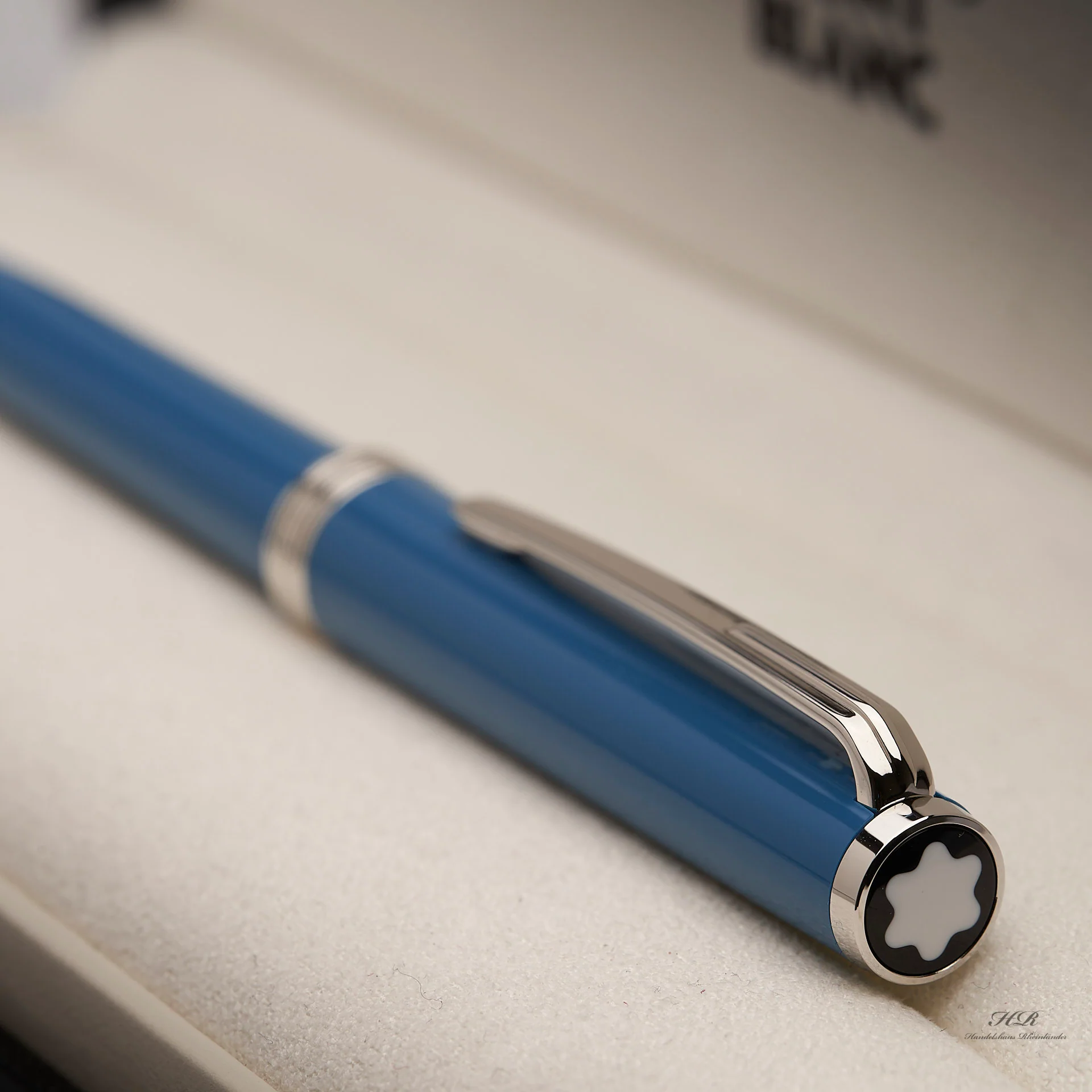 Montblanc PIX Collection Precious Resin Petrol Blue Kugelschreiber ID 119351 OVP - Image 2