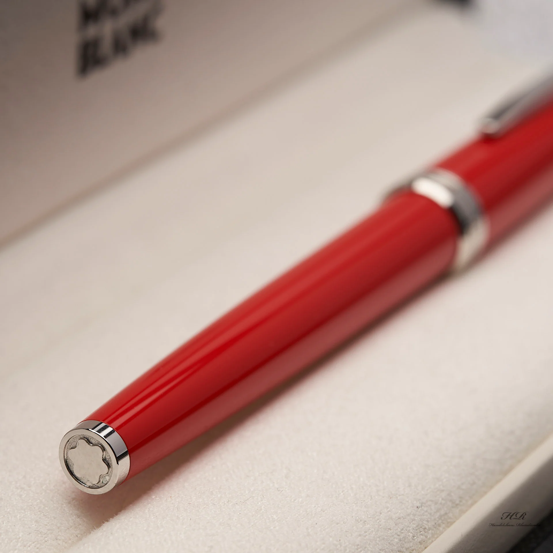 Montblanc PIX Collection Platinum Line Rot Rollerball Fine Liner ID 114813 OVP - Image 3