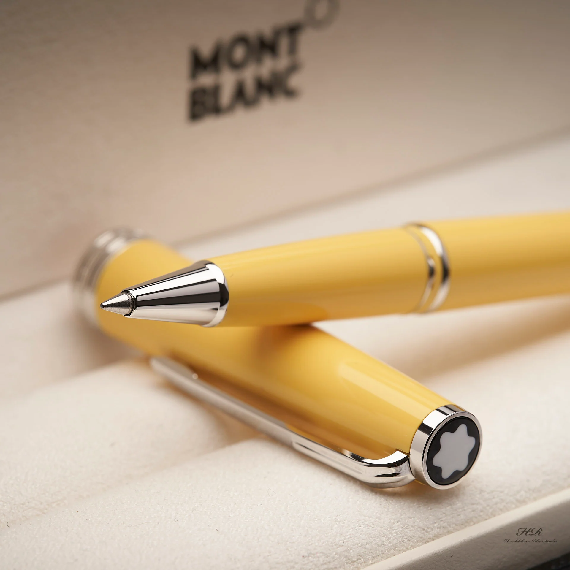 Montblanc PIX Collection Platinum Line Resin COY Yellow Rollerball ID 125239 OVP - Image 5
