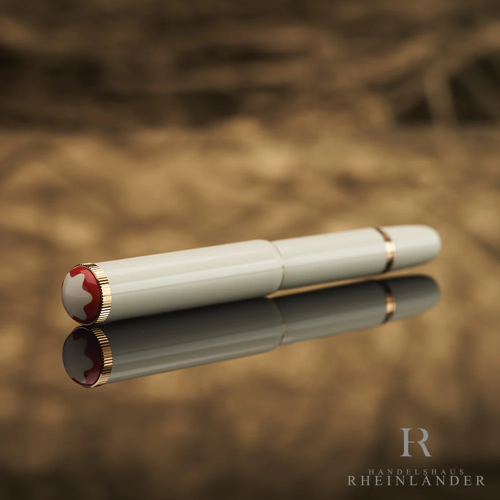 Montblanc Heritage Rouge et Noir Special Edition Baby Ivory Rollerball ID 128122 - Image 2
