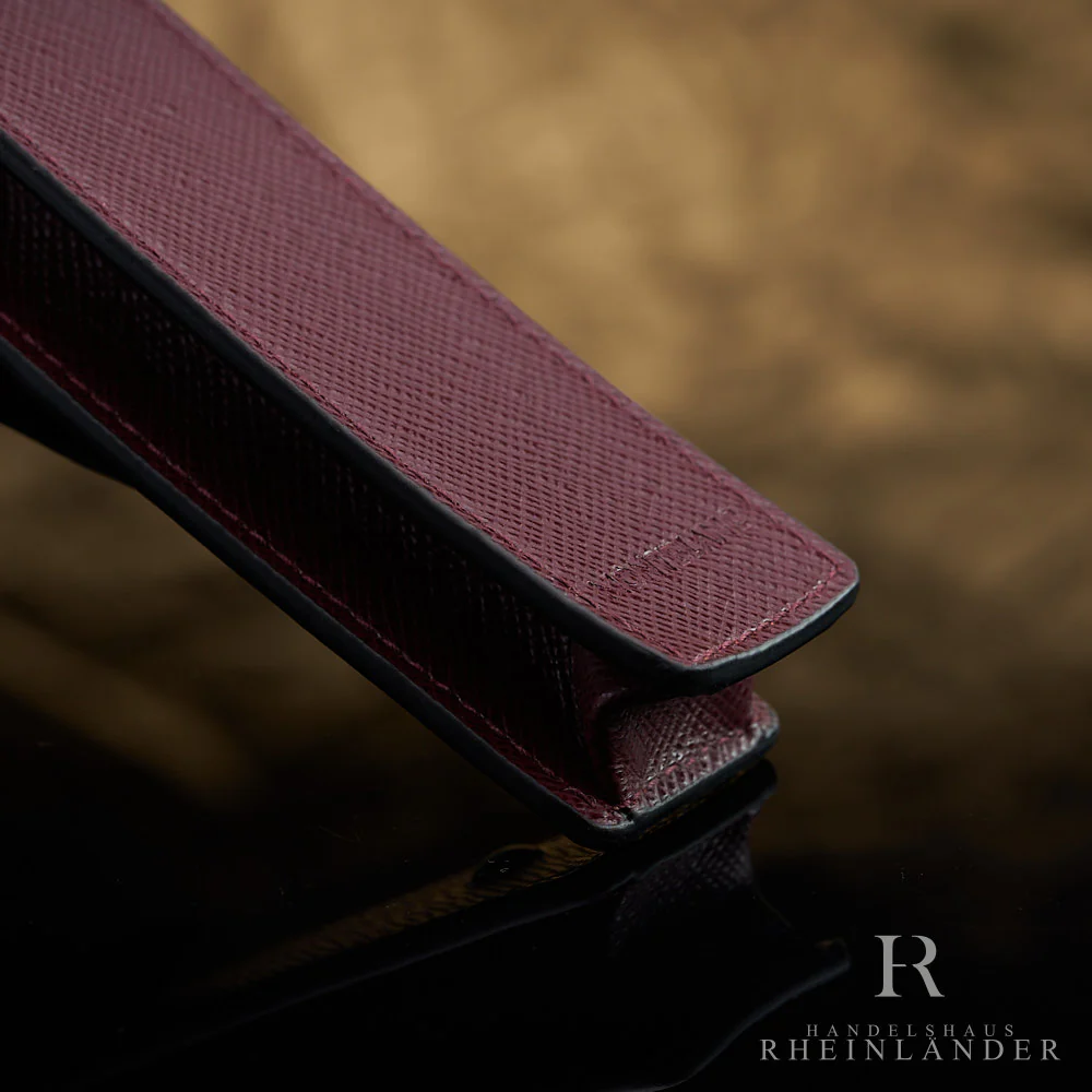 Montblanc Leather Goods Meisterstück Sartorial Pen Pouch Mosto Weinrot ID 131201 - Image 5