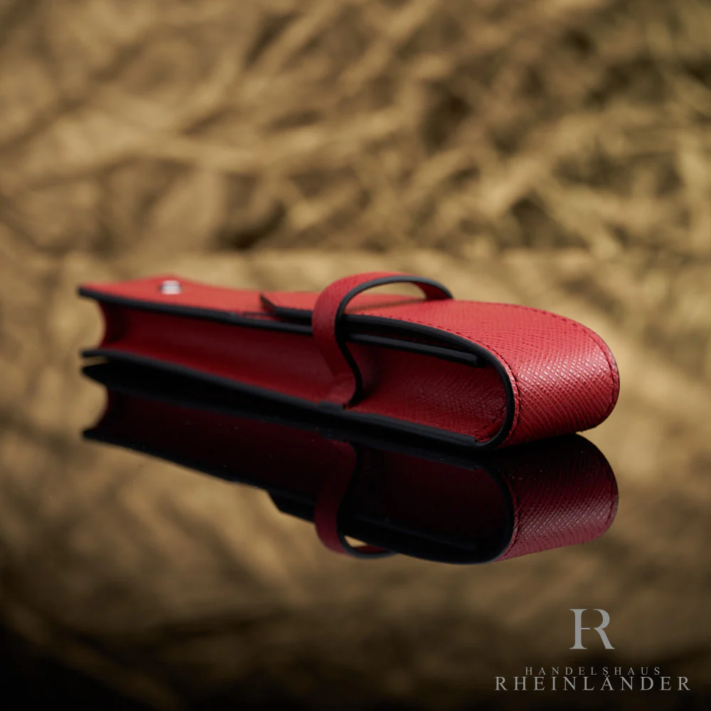 Montblanc Leather Goods Meisterstück Sartorial Single Pen Pouch Red ID 130835 - Image 4