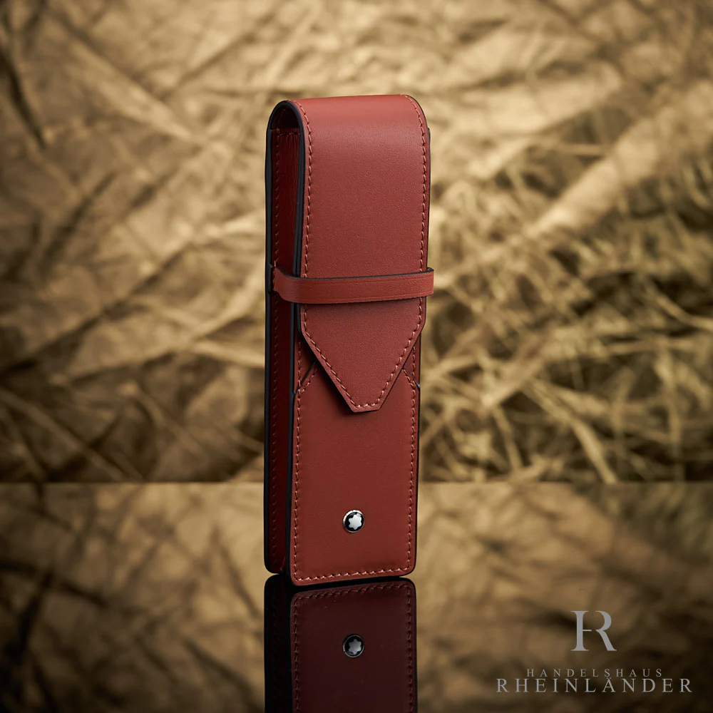 Montblanc Leather Goods Meisterstück Selection 2er Soft Pen Pouch Brick ID 131272 - Image 2