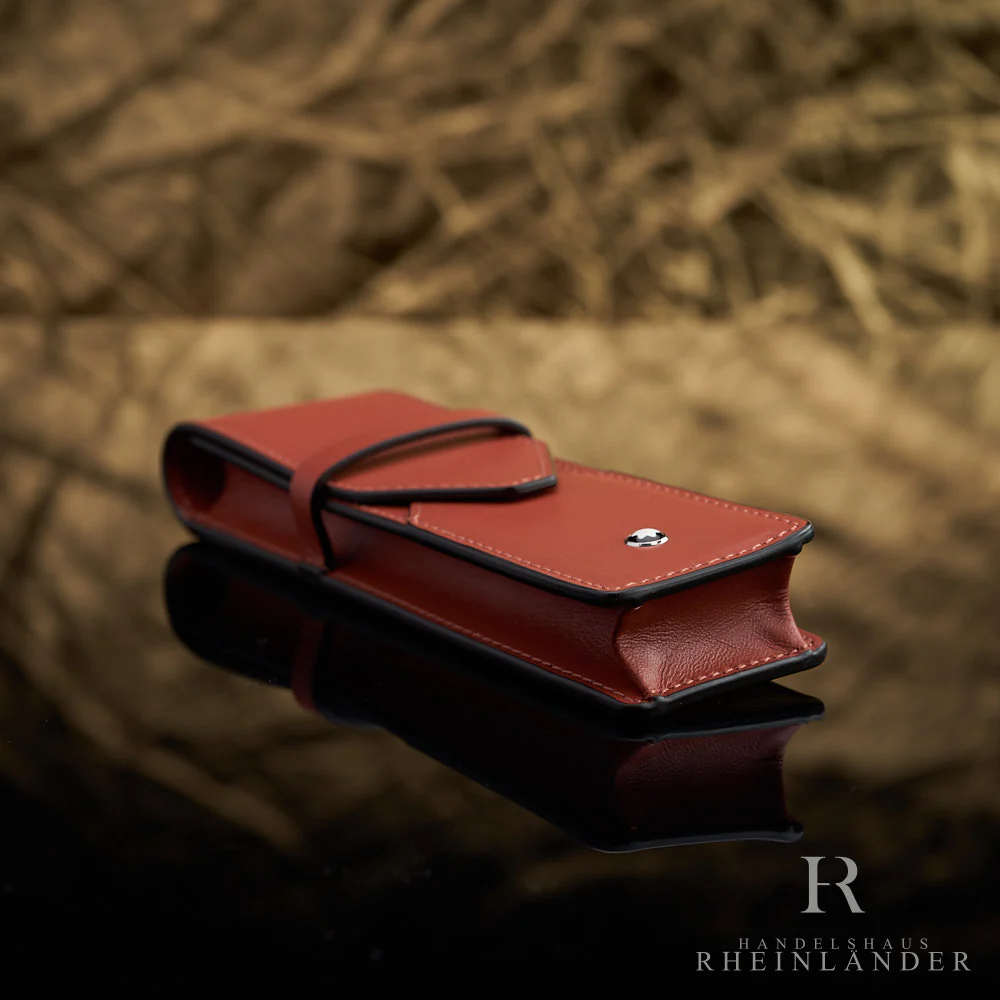 Montblanc Leather Goods Meisterstück Selection 2er Soft Pen Pouch Brick ID 131272 - Image 3