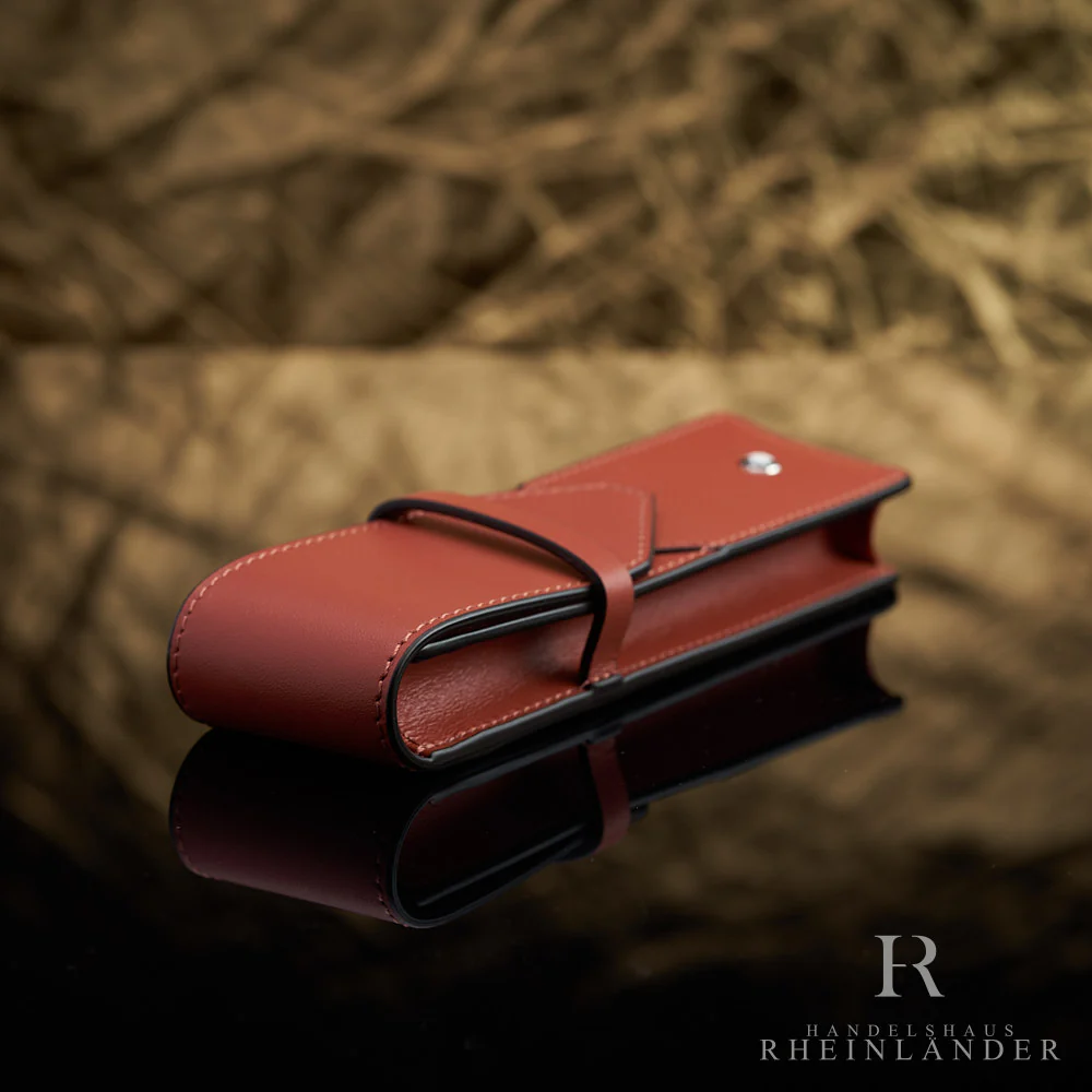 Montblanc Leather Goods Meisterstück Selection 2er Soft Pen Pouch Brick ID 131272 - Image 4