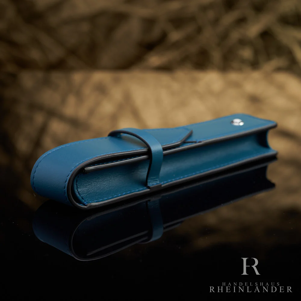 Montblanc Leather Goods Meisterstück Selection Soft Pen Pouch Petrol ID 131270 - Image 4