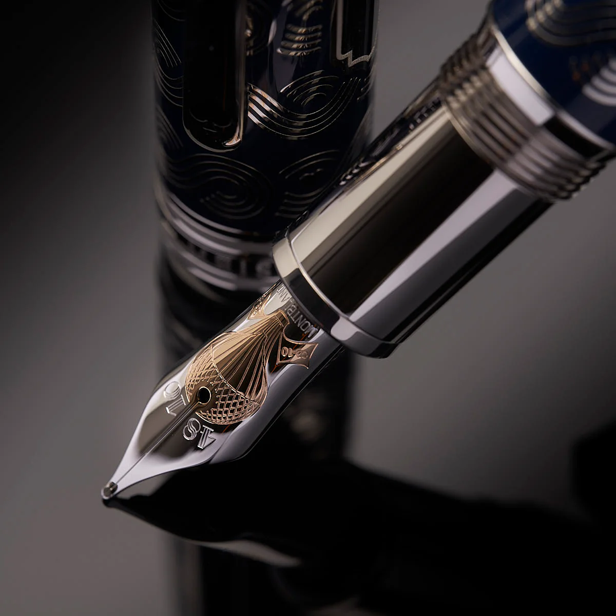 Montblanc Meisterstück Solitaire Around the World in 80 Days Fountain Pen 126353 - Image 8