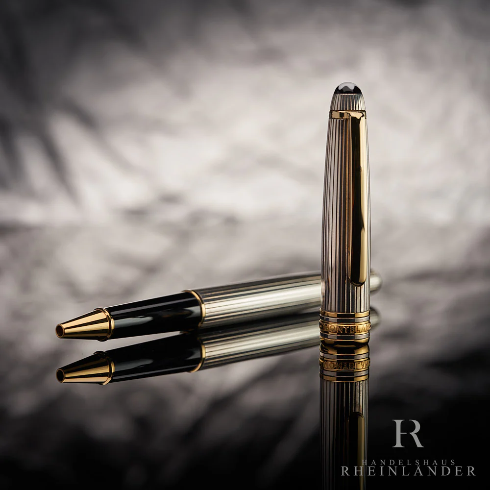 Montblanc Meisterstück Solitaire 925er Sterling Silber Rollerball ID 1638 - Image 5