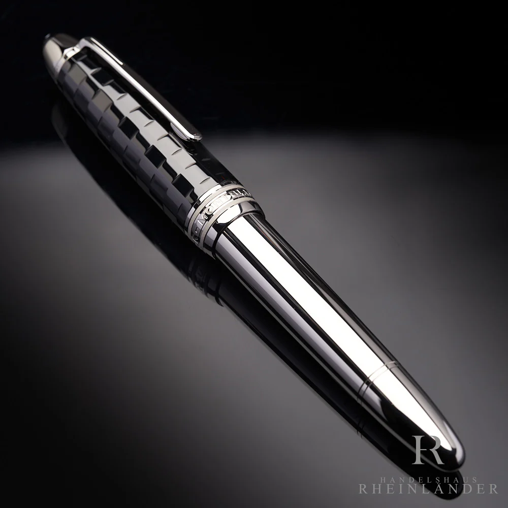 Montblanc Solitaire Ceramics Black Prisma Le Grand Füllfederhalter ID 103100 OVP - Image 2