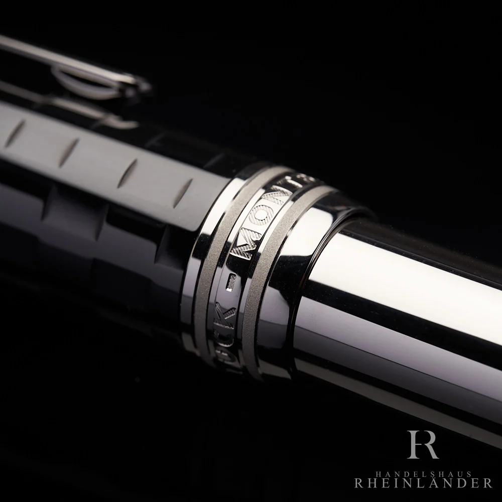 Montblanc Solitaire Ceramics Black Prisma Le Grand Füllfederhalter ID 103100 OVP - Image 5