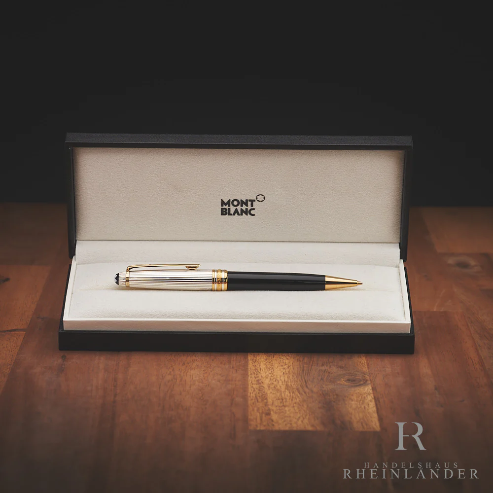 Montblanc Solitaire Doué 925 Sterling Silber Classique Drehbleistift ID 1651 OVP