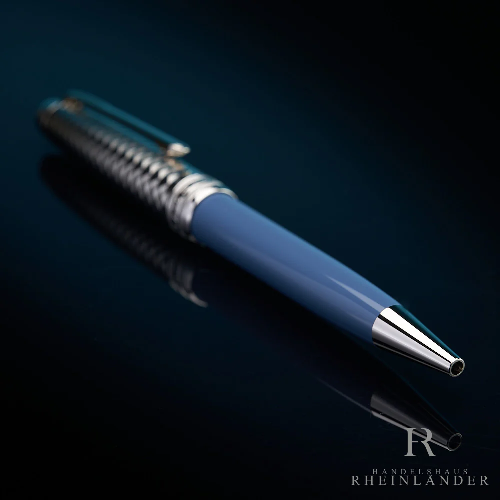 Montblanc Meisterstück Solitaire Doué Glacier Ballpoint Pen Blue ID 129405 OVP - Image 3