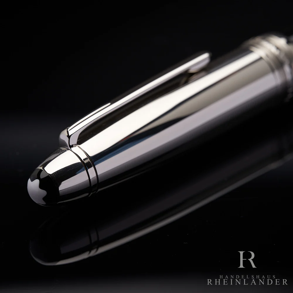 Montblanc Solitaire Stainless Steel Doué Le Grand Füllfederhalter ID 03997 OVP - Image 4