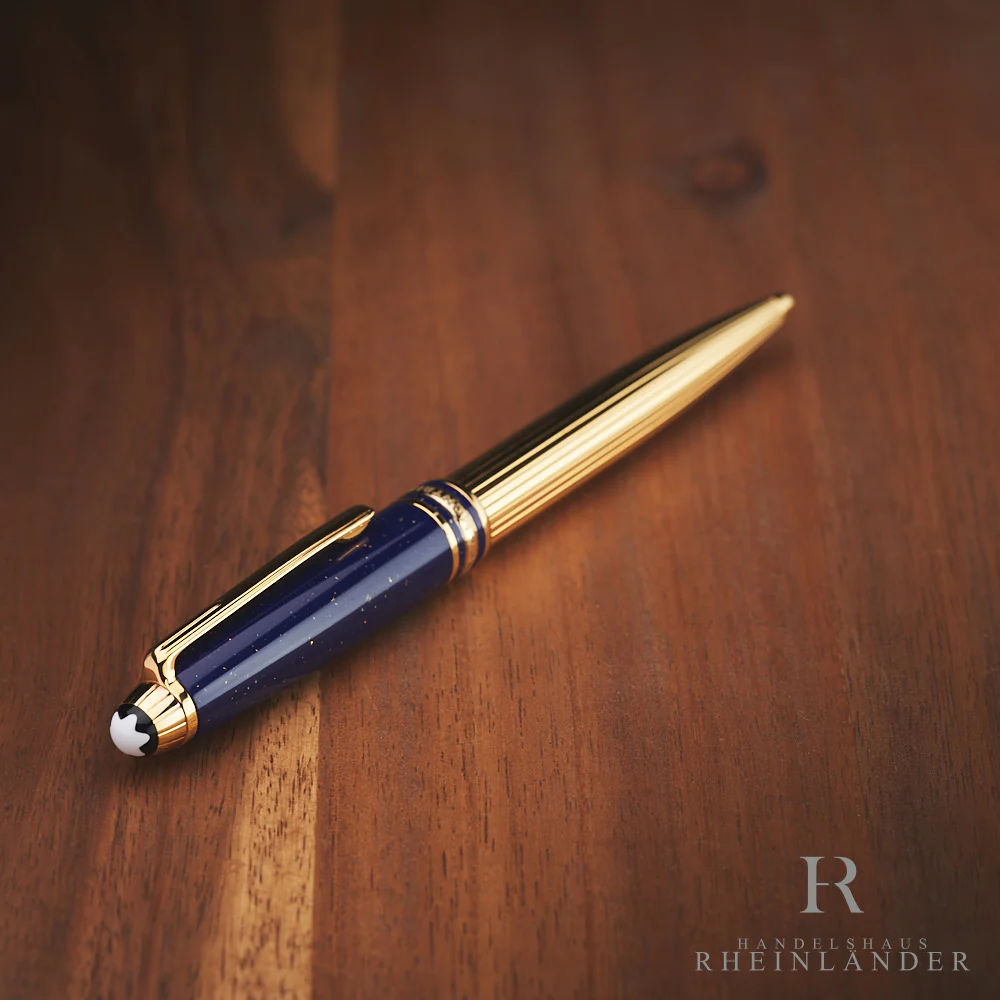 Montblanc Solitaire Ramses Lapislazuli Classique Kugelschreiber ID 20164 mit OVP - Image 2