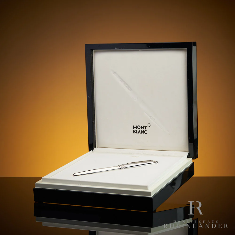 Montblanc Meisterstück Solitaire Royal Steel Classique Füllfederhalter 10244 - Image 2