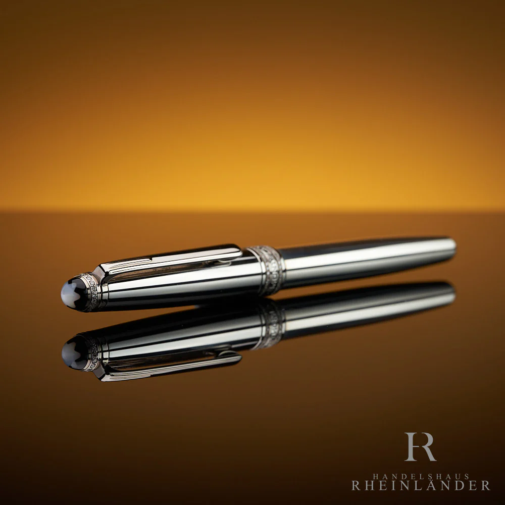 Montblanc Meisterstück Solitaire Royal Steel Classique Füllfederhalter 10244 - Image 5