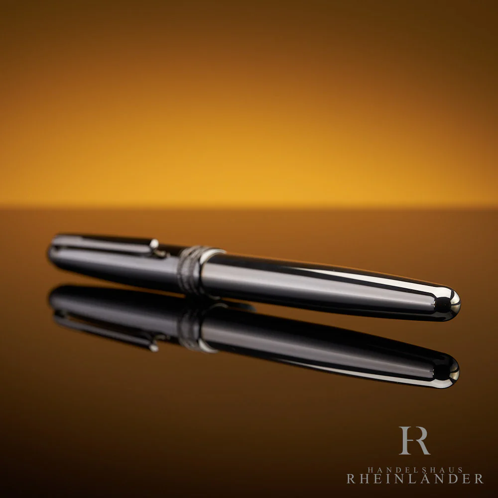 Montblanc Meisterstück Solitaire Royal Steel Classique Füllfederhalter 10244 - Image 6