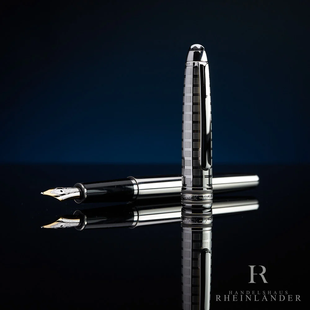 Montblanc Solitaire Stainless Steel II Classique 144 Füllfederhalter 23844 - Image 2