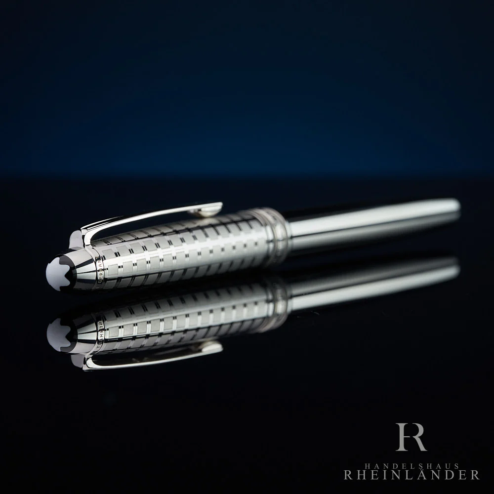 Montblanc Solitaire Stainless Steel II Classique 144 Füllfederhalter 23844 - Image 3