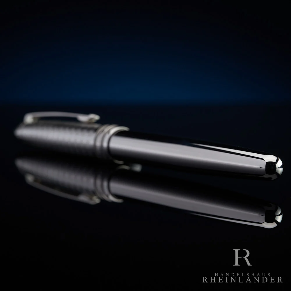 Montblanc Solitaire Stainless Steel II Classique 144 Füllfederhalter 23844 - Image 4