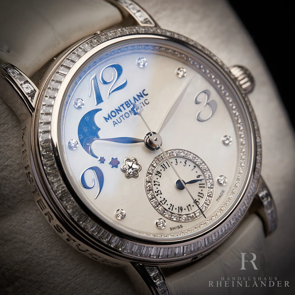 Montblanc Star White Gold Collection Limited Edition 10 Automatic Uhr ID 103685 - Image 2