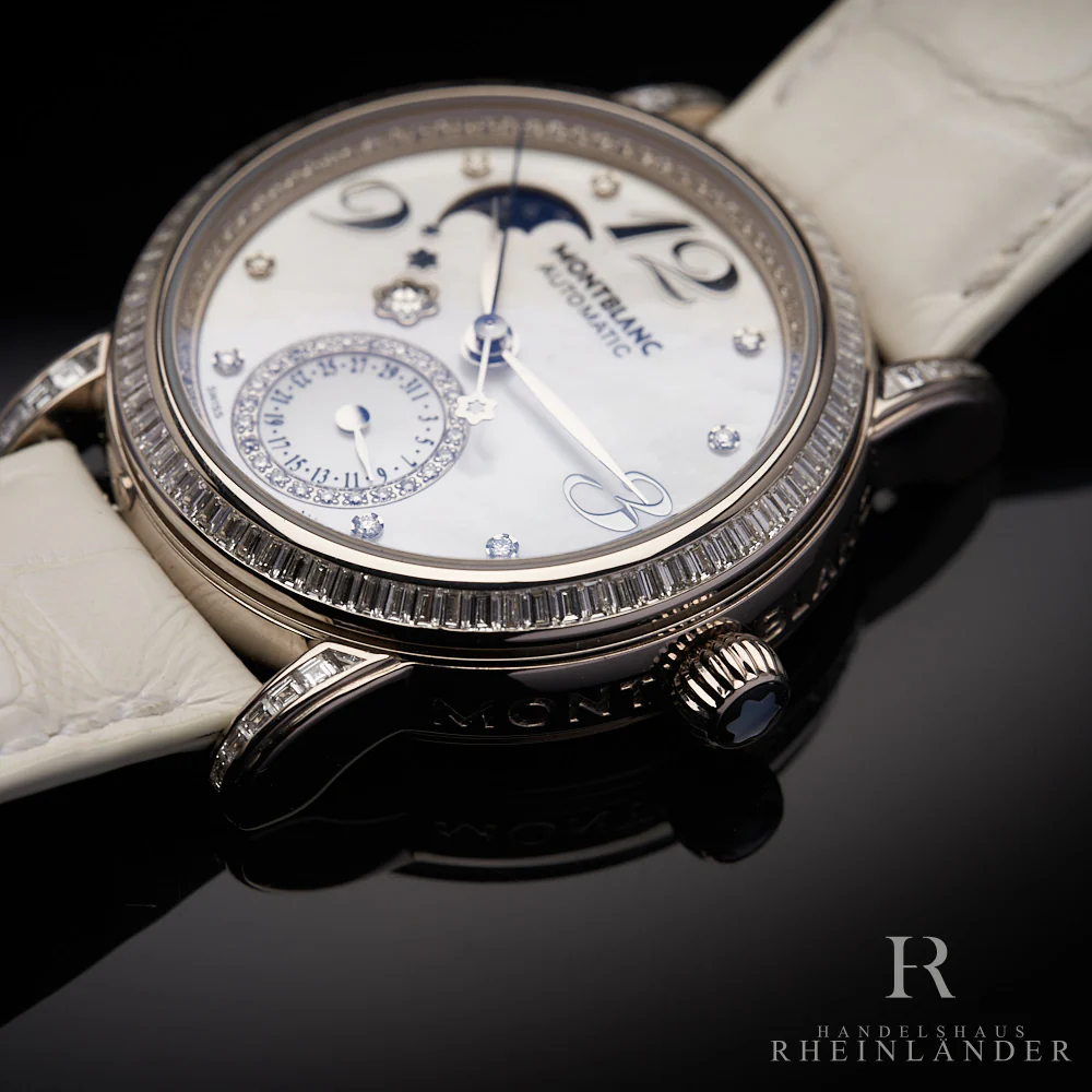 Montblanc Star White Gold Collection Limited Edition 10 Automatic Uhr ID 103685 - Image 4