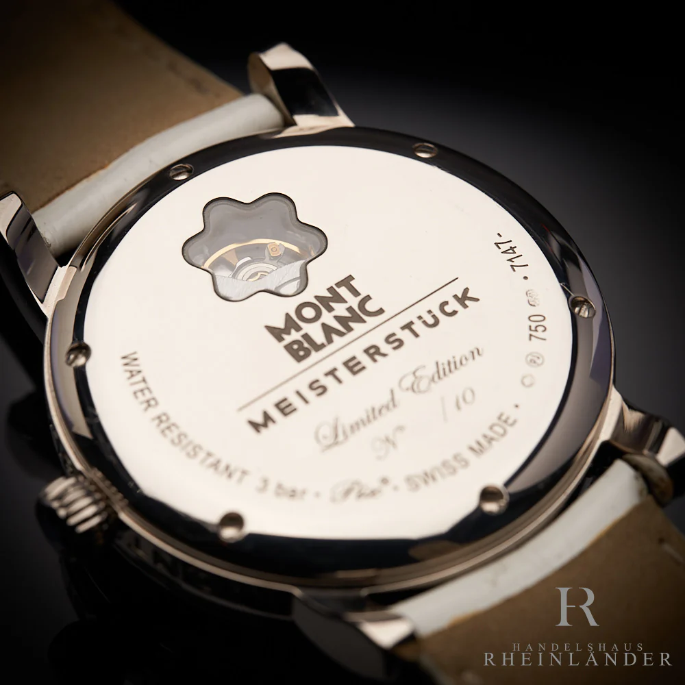 Montblanc Star White Gold Collection Limited Edition 10 Automatic Uhr ID 103685 - Image 5