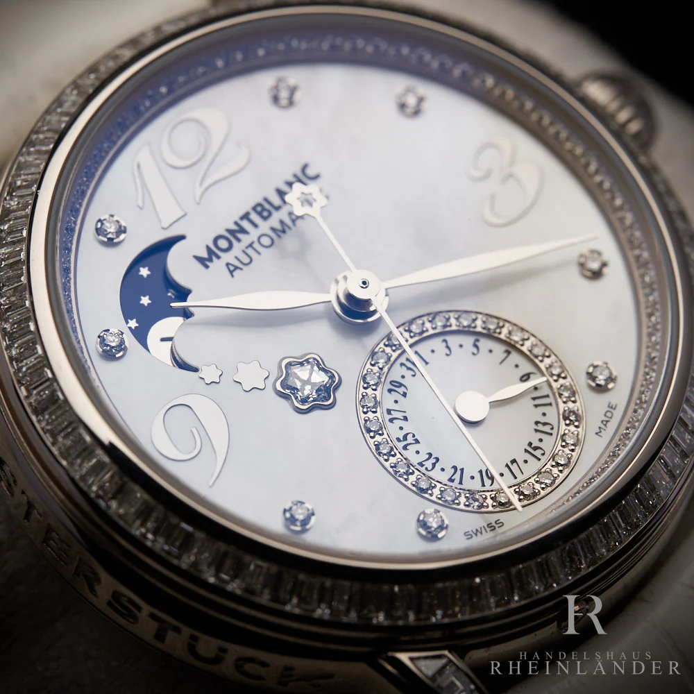 Montblanc Star White Gold Collection Limited Edition 10 Automatic Uhr ID 103685 - Image 8