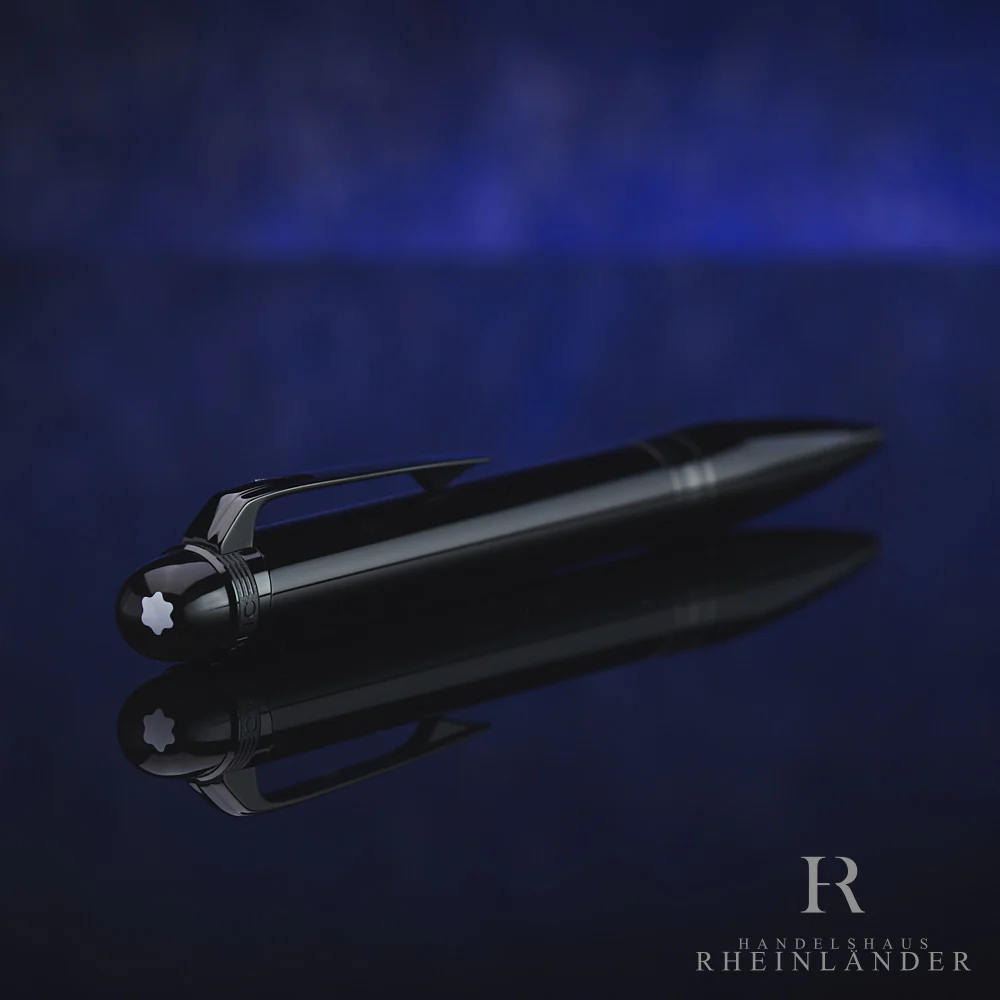 Montblanc Starwalker Black Cosmos Resin Ballpoint Pen Kugelschreiber ID 129747 - Image 2