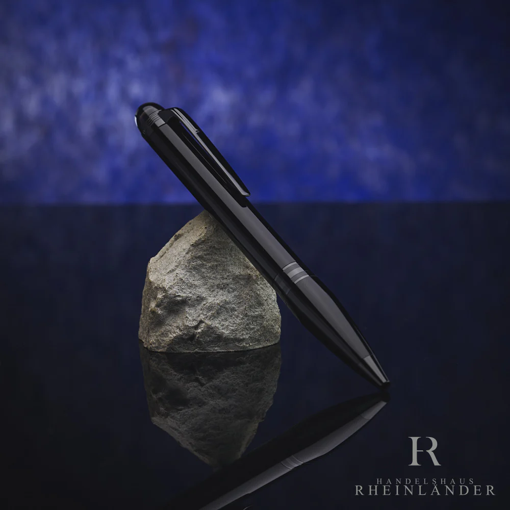 Montblanc Starwalker Black Cosmos Resin Ballpoint Pen Kugelschreiber ID 129747 - Image 4