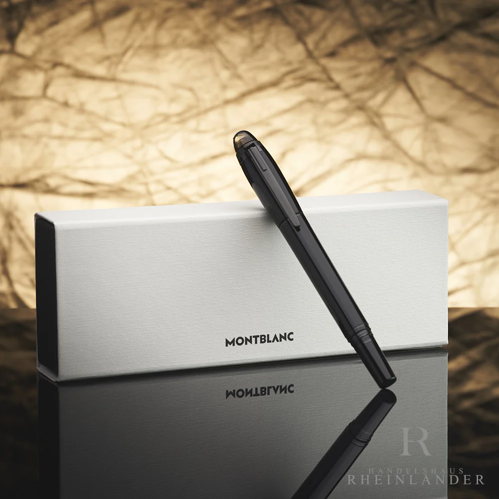 Montblanc Starwalker Black Cosmos Resin Rollerball Fineliner ID 129746 - Image 5