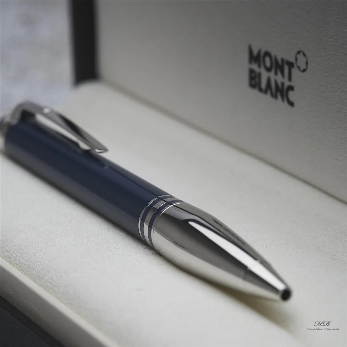 Montblanc Starwalker Blue Planet Doué Kugelschreiber Blau Edelharz ID 125282 OVP - Image 3