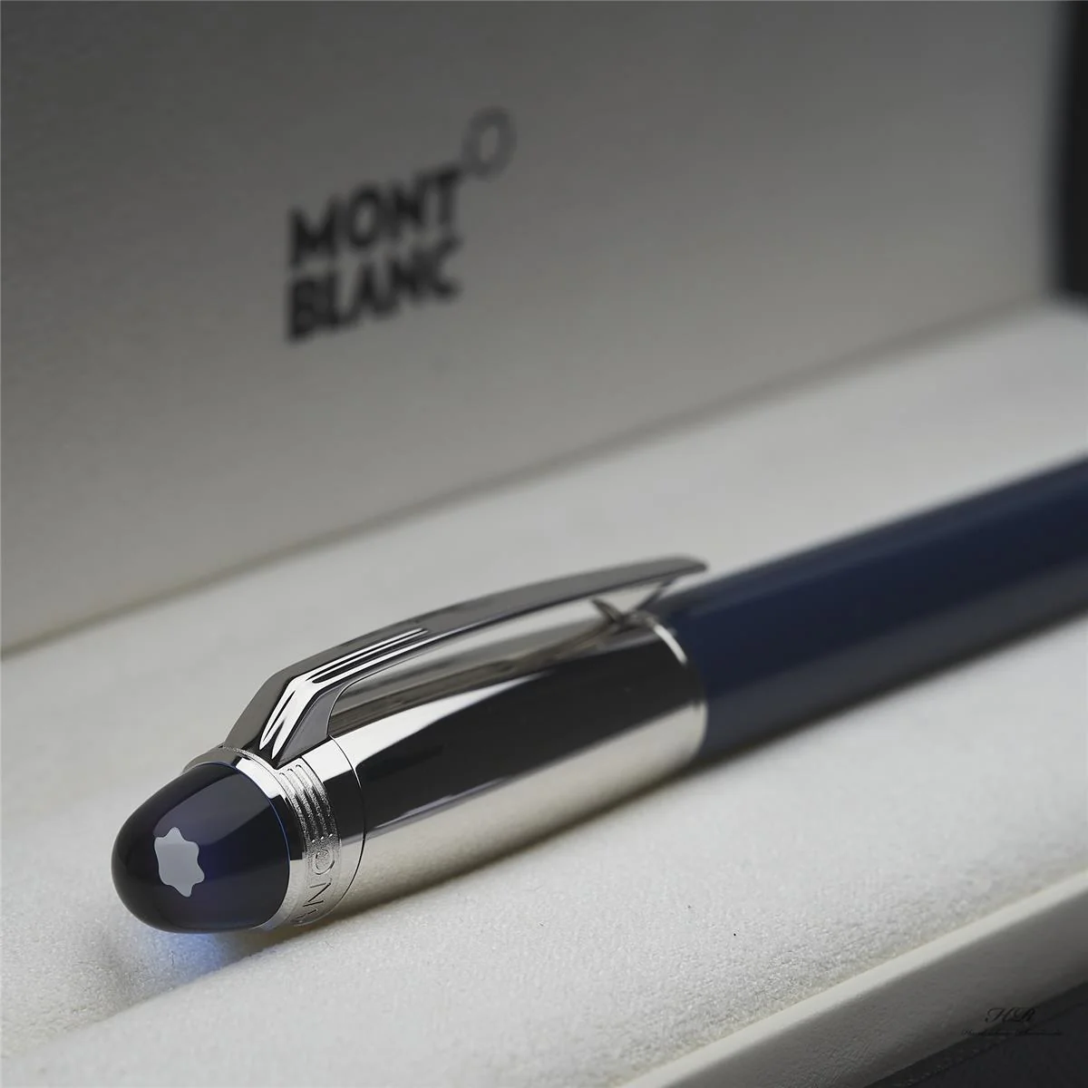 Montblanc Starwalker Blue Planet Doué Roller Ball Fine Liner Blau ID 125260 OVP - Image 2