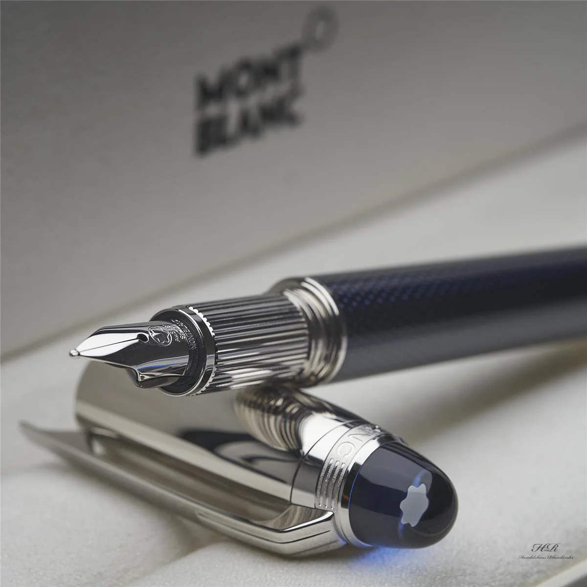 Montblanc Starwalker Blue Planet Metal Line Doué Füllfederhalter ID 125284 OVP - Image 6