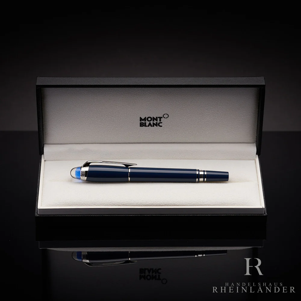 Montblanc Starwalker Blue Planet Resin Rollerball Edelharz Blau ID 132440-125291