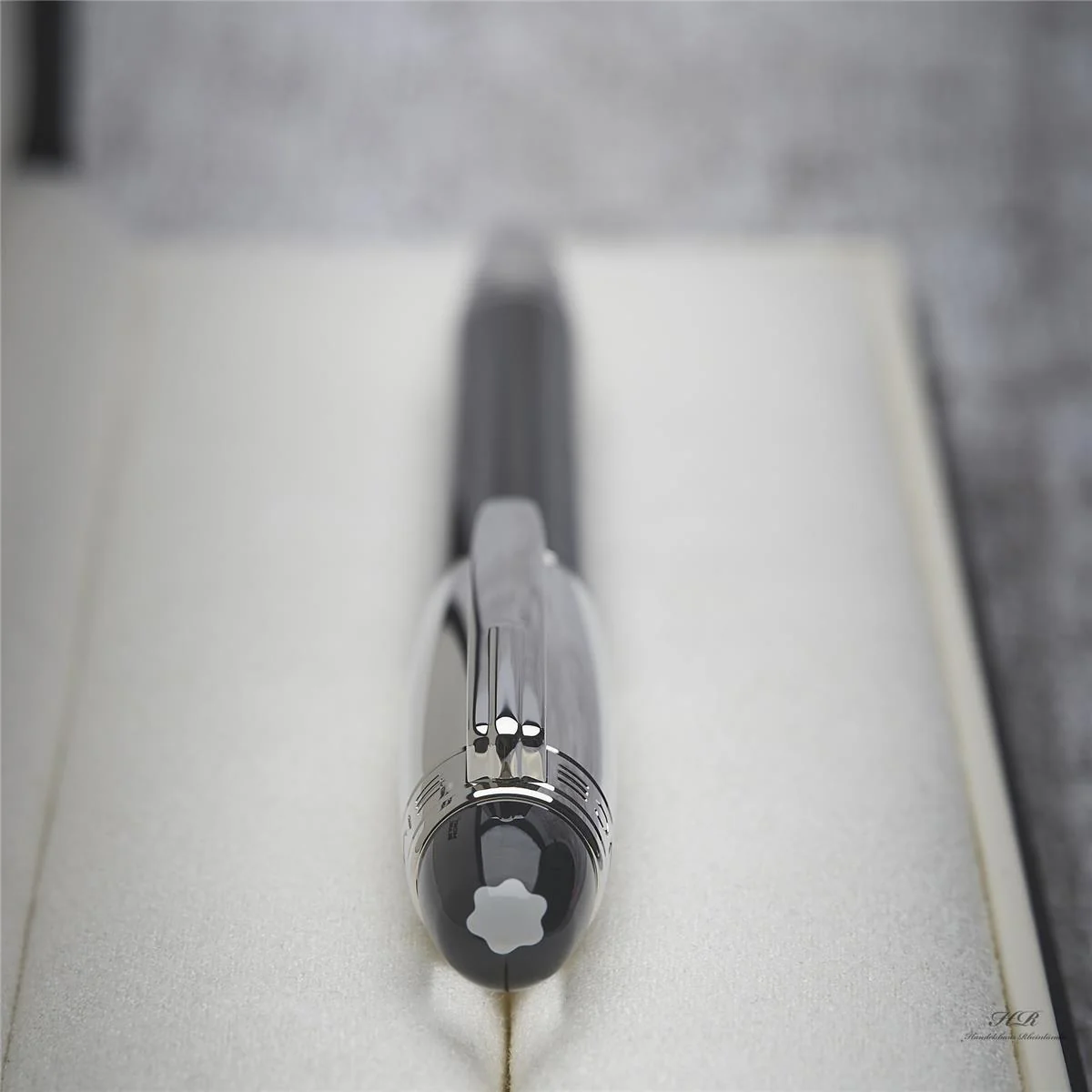 Montblanc Starwalker Carbon Line Roller Ball Fine Liner Platiniert ID 109362 OVP - Image 5
