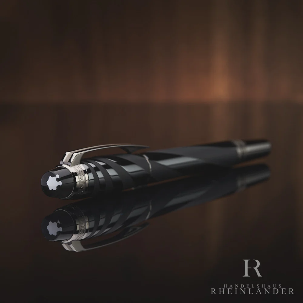 Montblanc Starwalker Ceramics Black Rollerball Fineliner Rhodium ID 114745 OVP - Image 3
