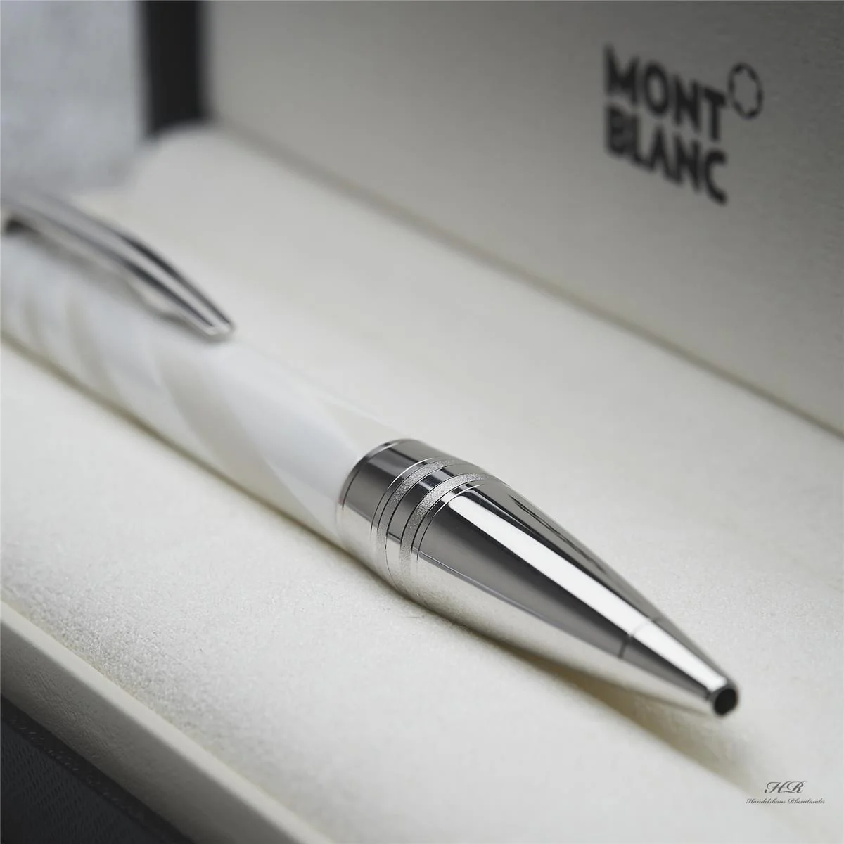 Montblanc Starwalker Ceramics Doué White Platiniert Kugelschreiber ID 114793 OVP - Image 3