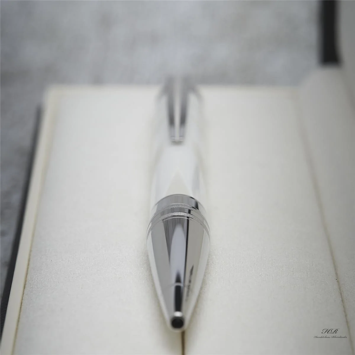 Montblanc Starwalker Ceramics Doué White Platiniert Kugelschreiber ID 114793 OVP - Image 4