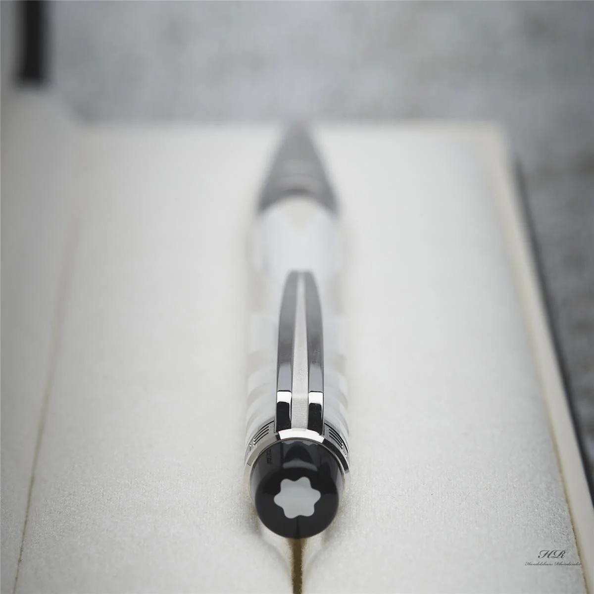 Montblanc Starwalker Ceramics Doué White Platiniert Kugelschreiber ID 114793 OVP - Image 5
