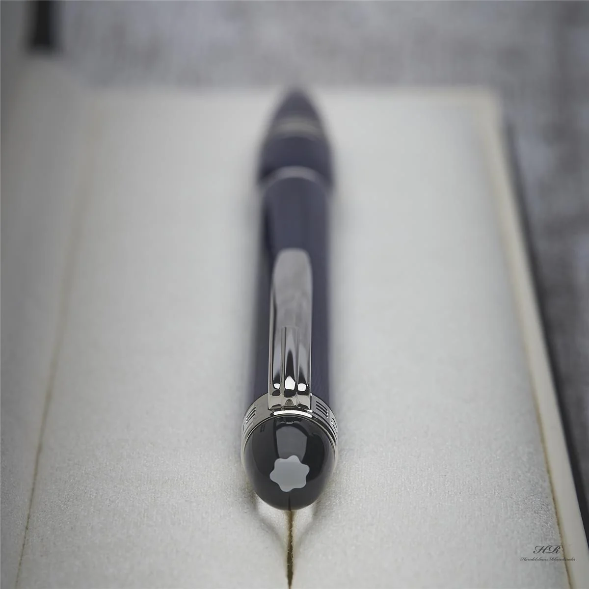 Montblanc Starwalker Cool Blue Line Guilloche Metal Kugelschreiber ID 09979 OVP - Image 5
