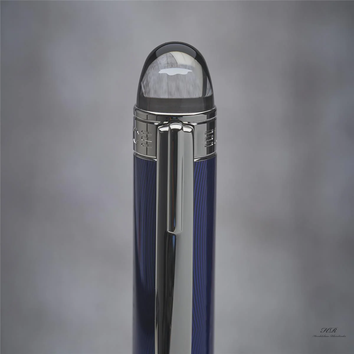 Montblanc Starwalker Cool Blue Line Guilloche Metal Kugelschreiber ID 09979 OVP - Image 6