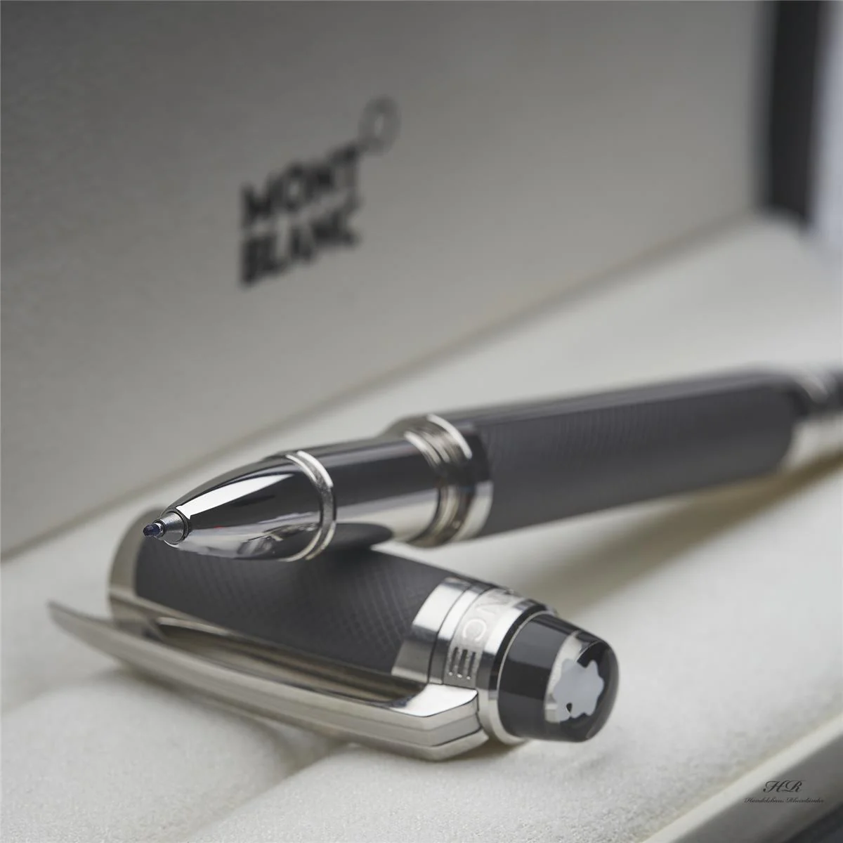 Montblanc Starwalker Extreme Steel Line Fine Liner Rollerball Grau ID 111040 OVP - Image 6