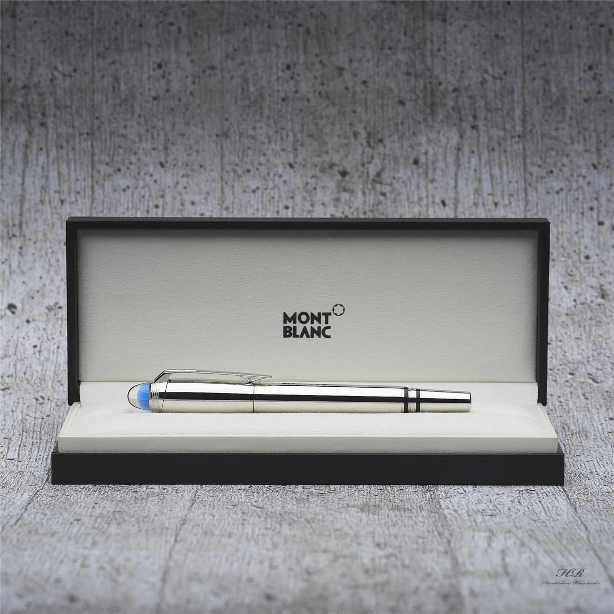 Montblanc Starwalker Metal Line Füllfer mit blauer Kappe ID 132537-118875